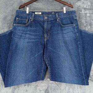 AG Adriano Goldschmied Jeans Mens 38x32 Blue The Hero Relaxed Fit Made in USA